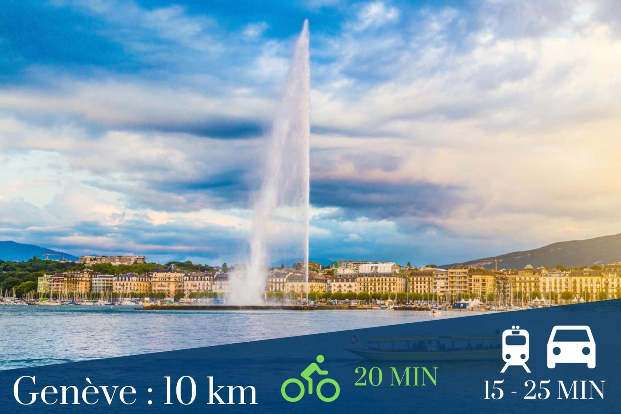 Homey Chloe - New - Parking Gratuit - Balcon Prive - Proche Geneve Annemasse Zewnętrze zdjęcie